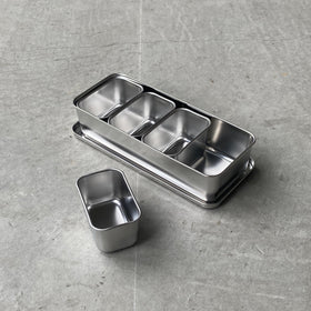 CLOVER Stainless container set No.00 4pcs