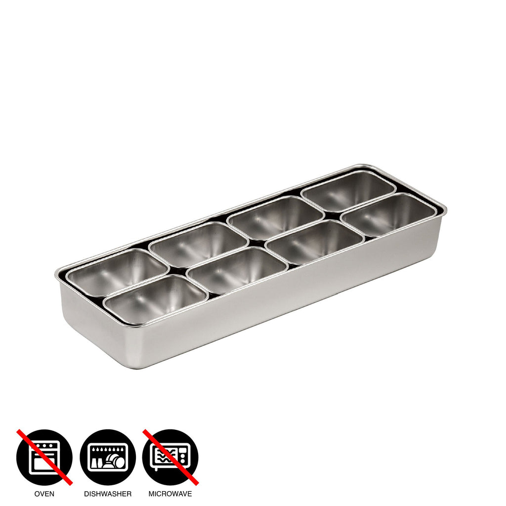 CLOVER Stainless container set No.00 8pcs